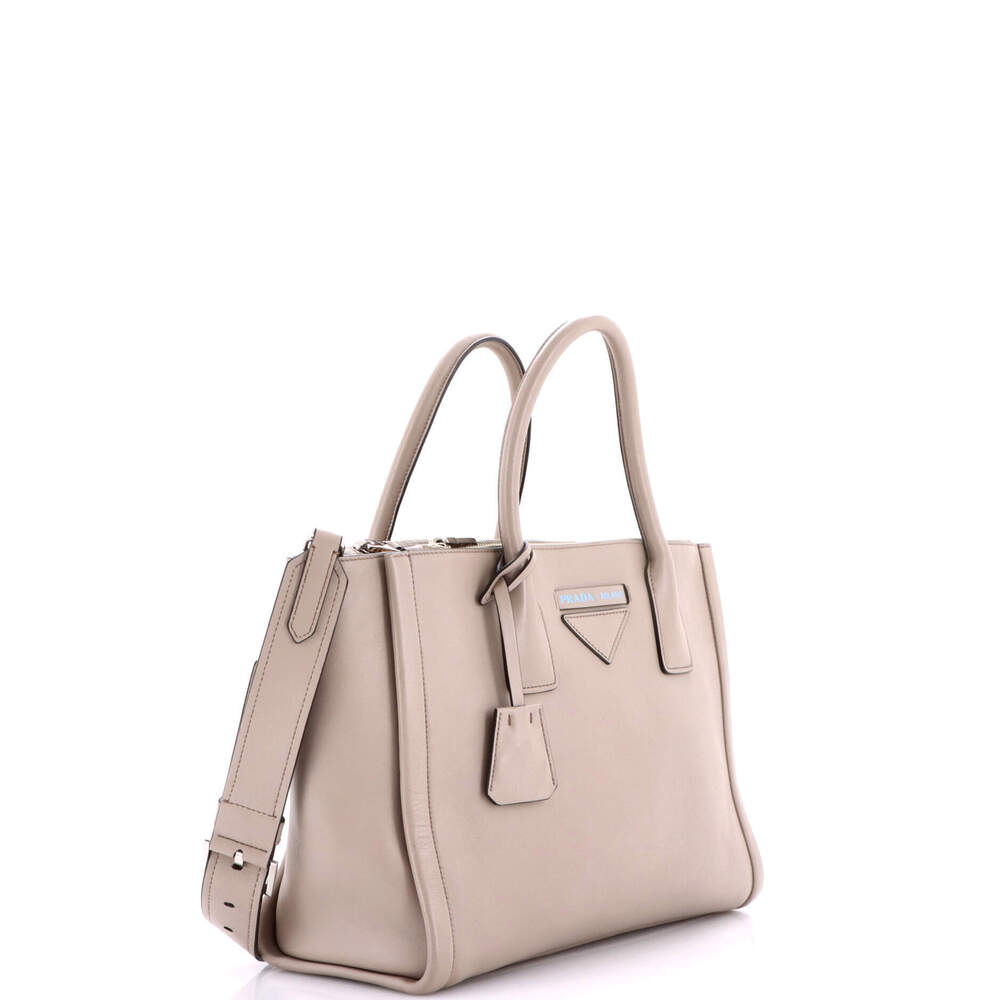 Prada Medium Concept Double Zip Tote Calfskin - image 2